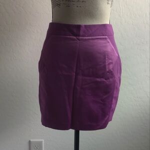 🆕 Finders Keepers Chic Violet Purple spring summer Mini pencil Skirt_Small